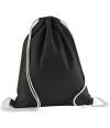 W160/WM160 Organic Cotton In Conversion Gymsac Black colour image